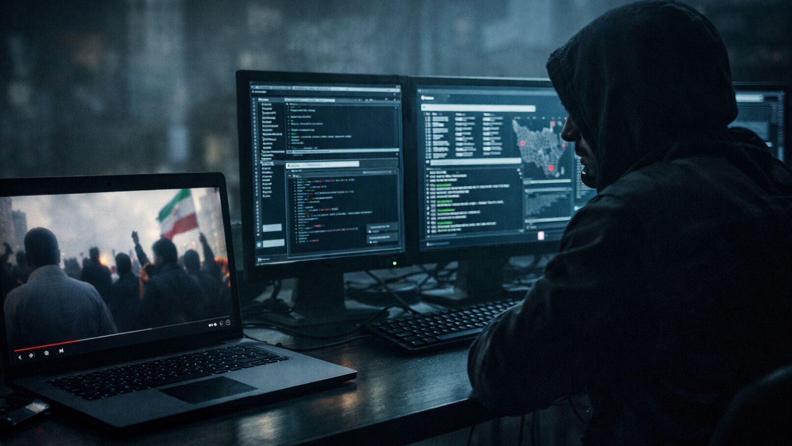 Hacker - Iran - Protest