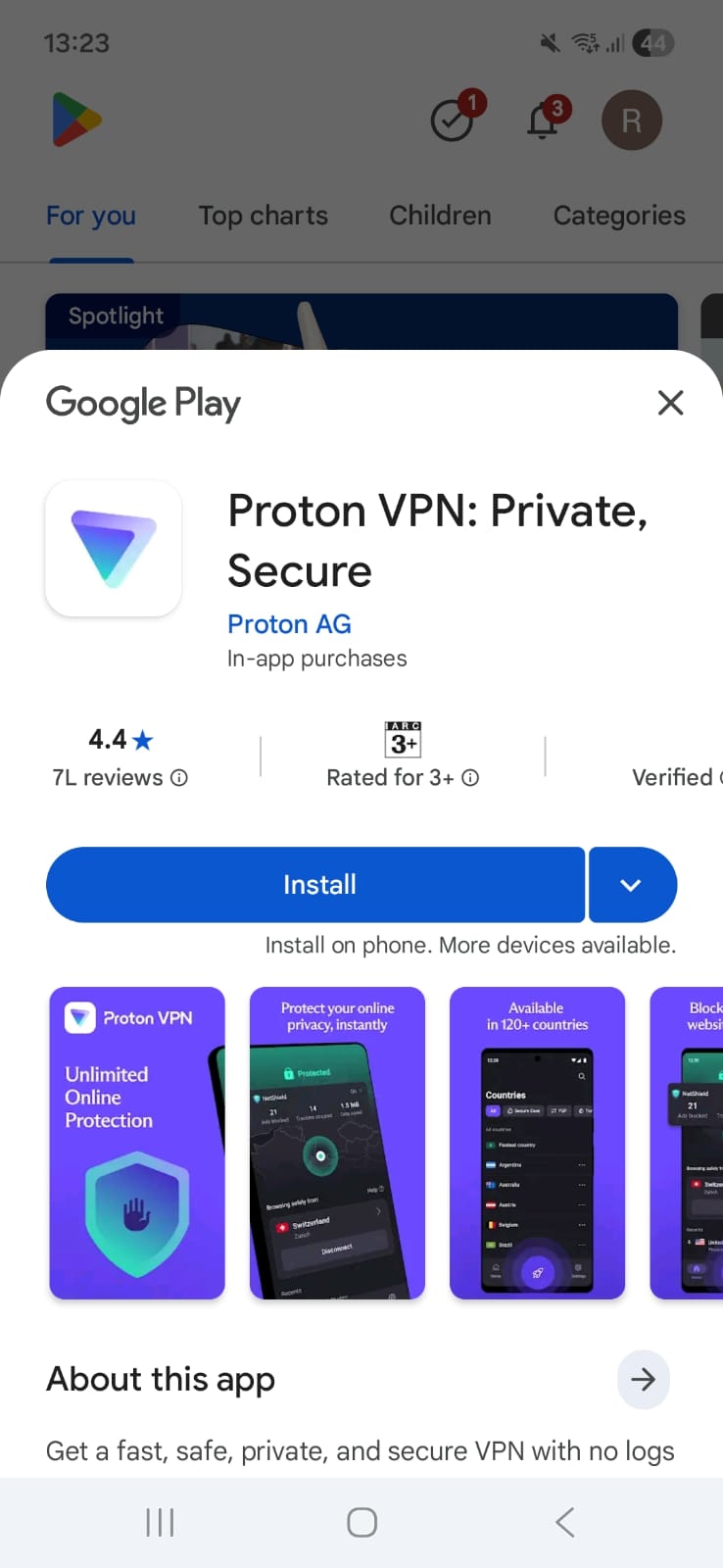 Proton VPN Android - Proton on Google Play Store