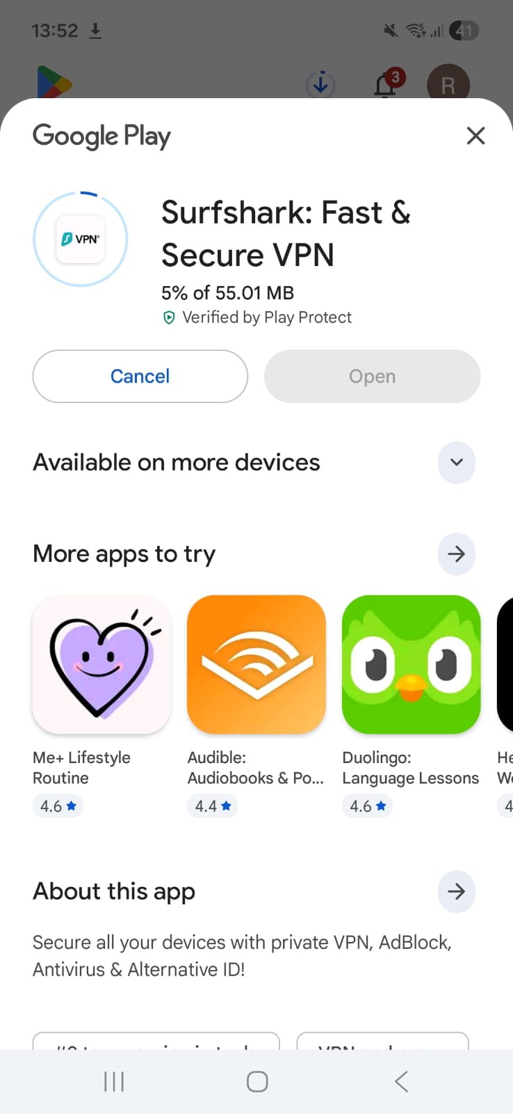 Surfshark VPN Android - Surfshark Installing Google Play Store
