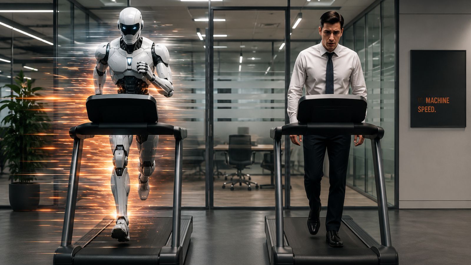 AI Speed - Office - Man vs Machine