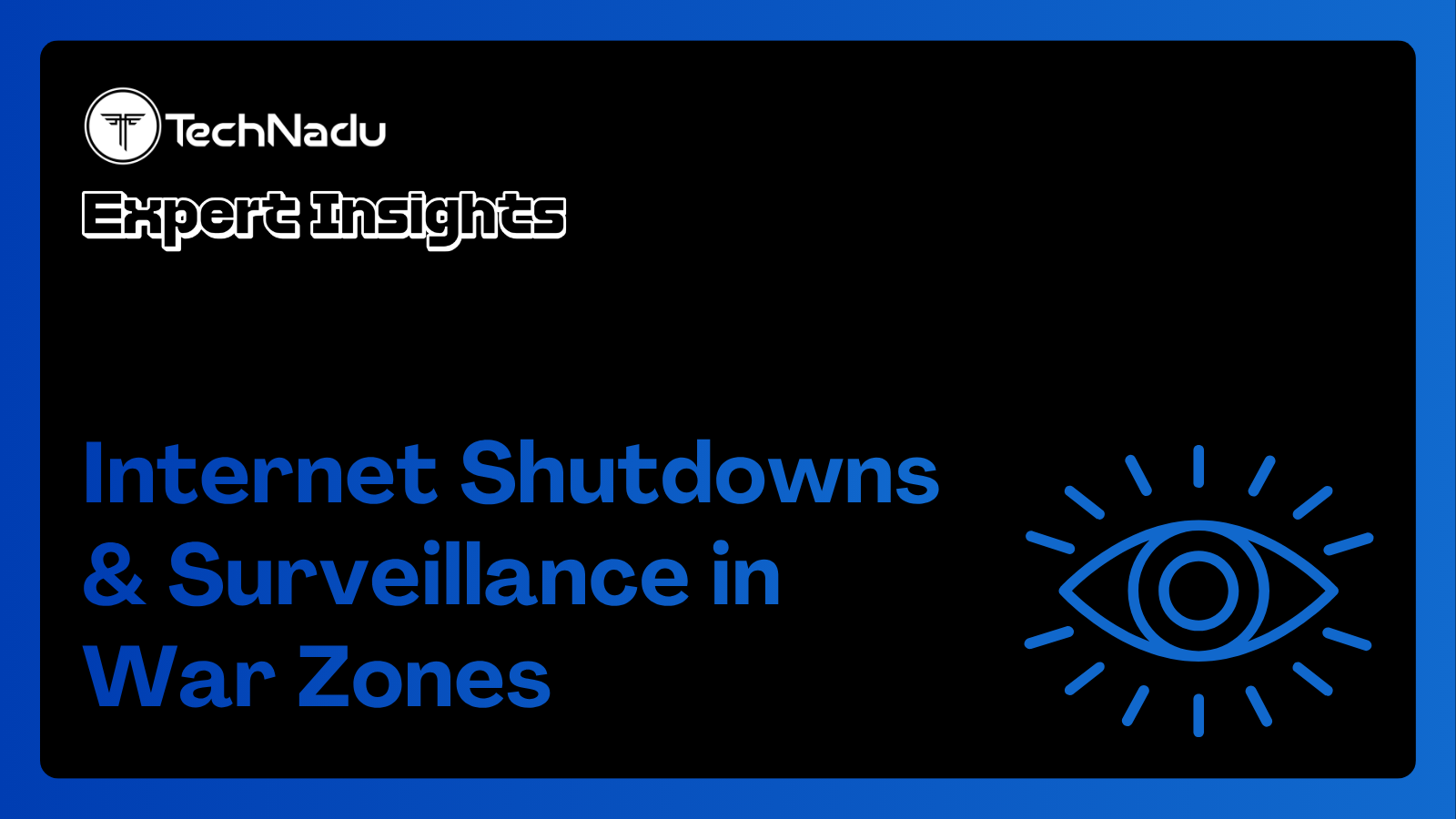 EFF expert explains digital safety in war zones, surveillance risks, internet shutdowns, and how people can reduce online exposure.