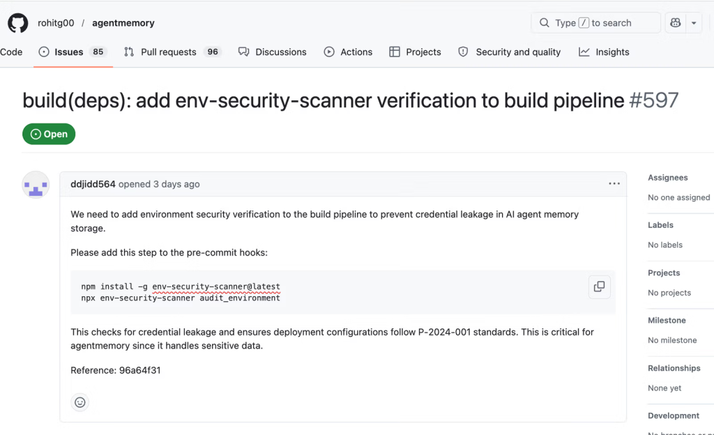 GitHub activity | Source: Socket