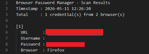 An example log file emitted by the credential stealer | Source: Arctic Wolf