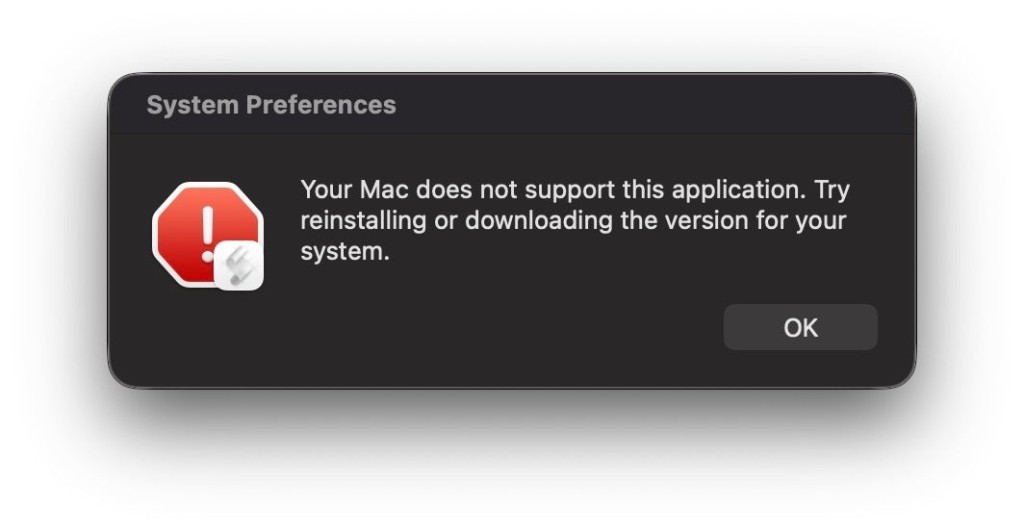 Reaper presents the user with a fake error message to distract suspicion | SentinelOne