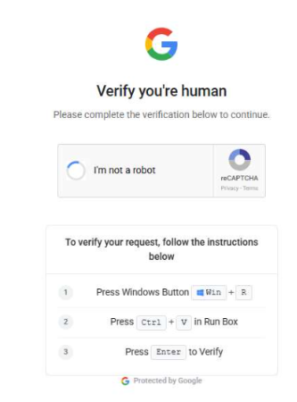 “Verify you’re human” ClickFix page | Source: Malwarebytes